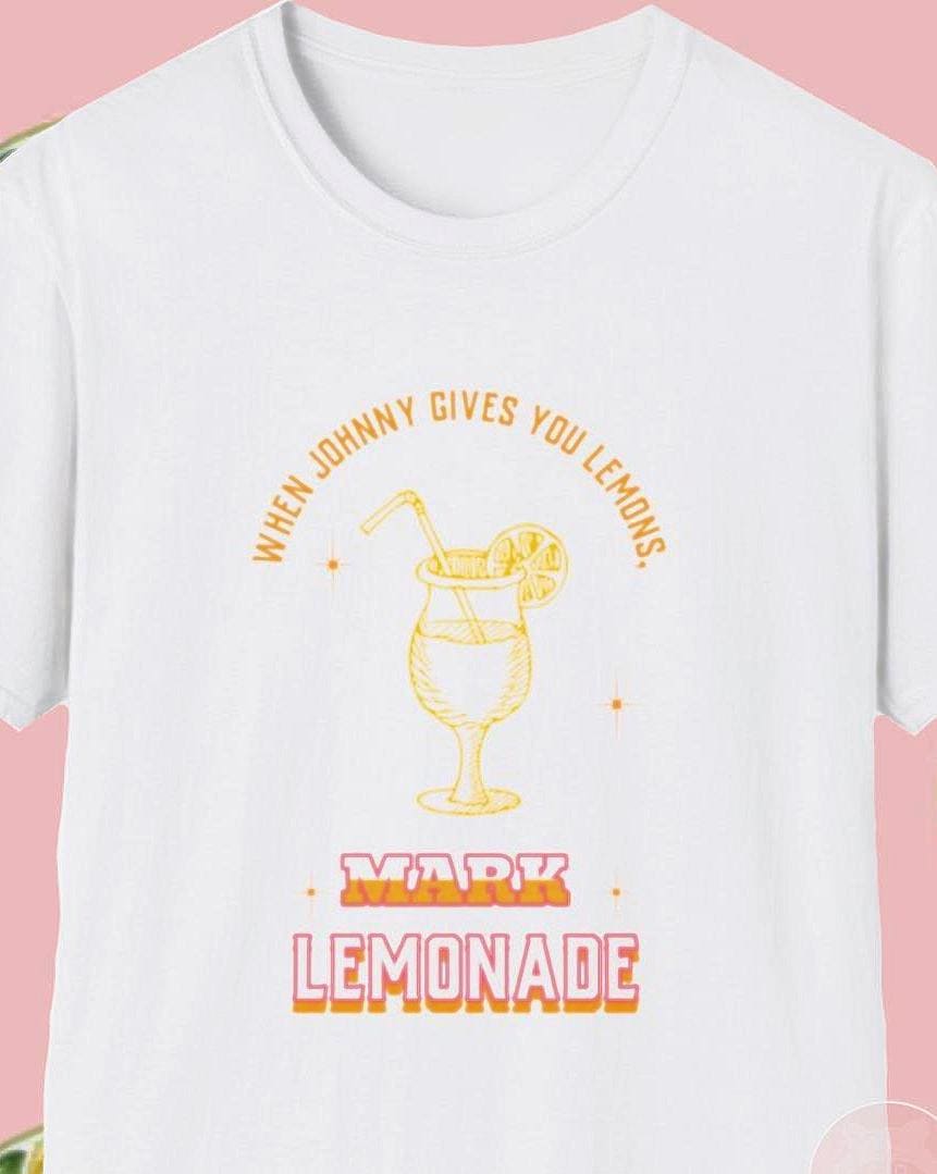 NCT Kpop Shirt, When Johnny Gives You Lemons Mark Lemonade Meme Tee, Funny Fan Merch, Concert Outfit, Unisex Cotton T-Shirt