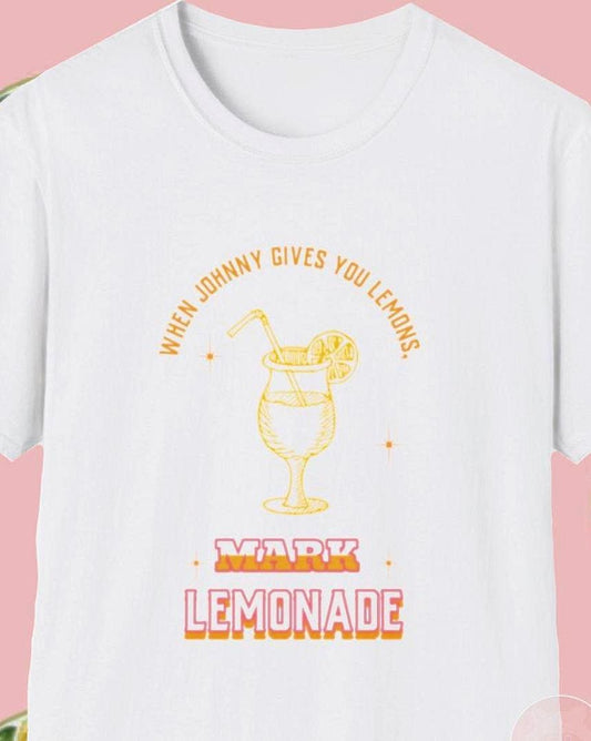 NCT Kpop Shirt, When Johnny Gives You Lemons Mark Lemonade Meme Tee, Funny Fan Merch, Concert Outfit, Unisex Cotton T-Shirt