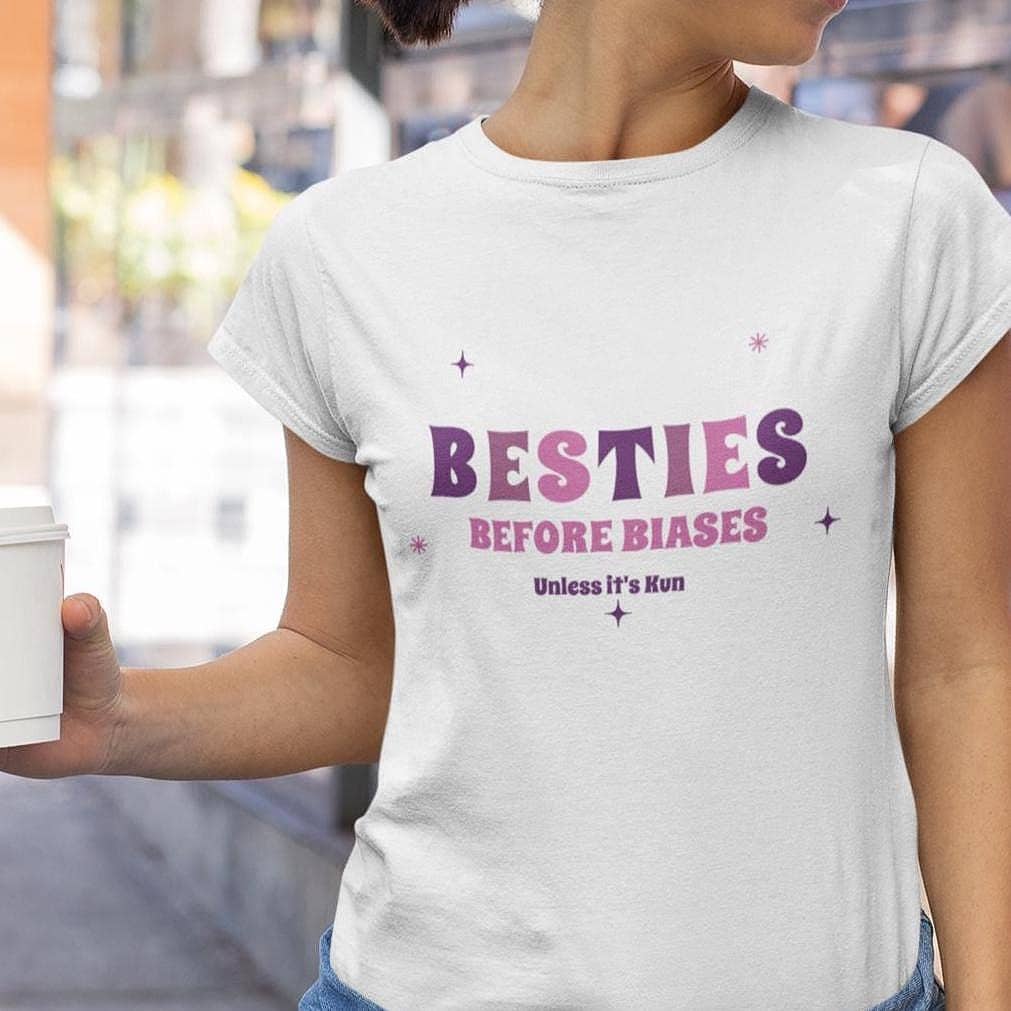WayV Kpop Shirt, Kun Besties Before Biases Tee, Fan Merch, Concert Outfit, Unisex Cotton T-Shirt