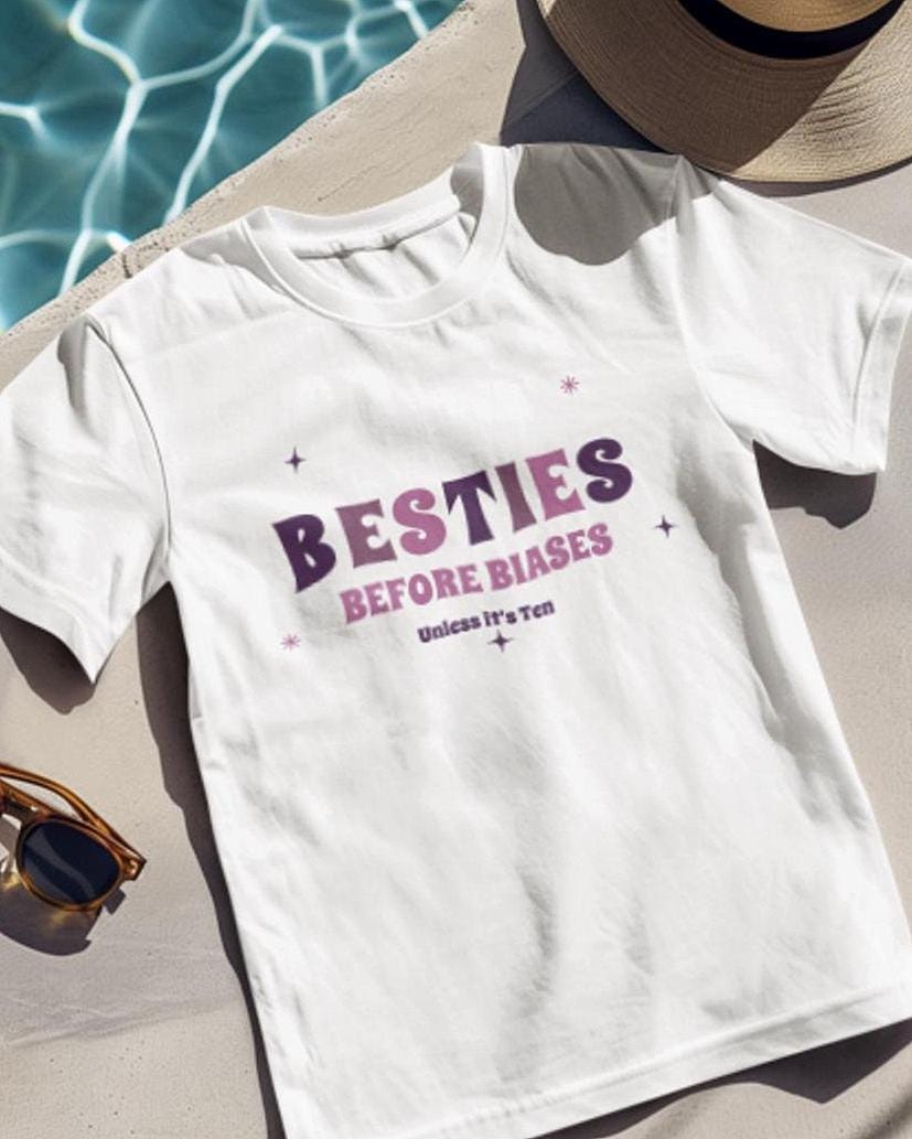 WayV Kpop Shirt, Ten Besties Before Biases Tee, Fan Merch, Concert Outfit, Unisex Cotton T-Shirt