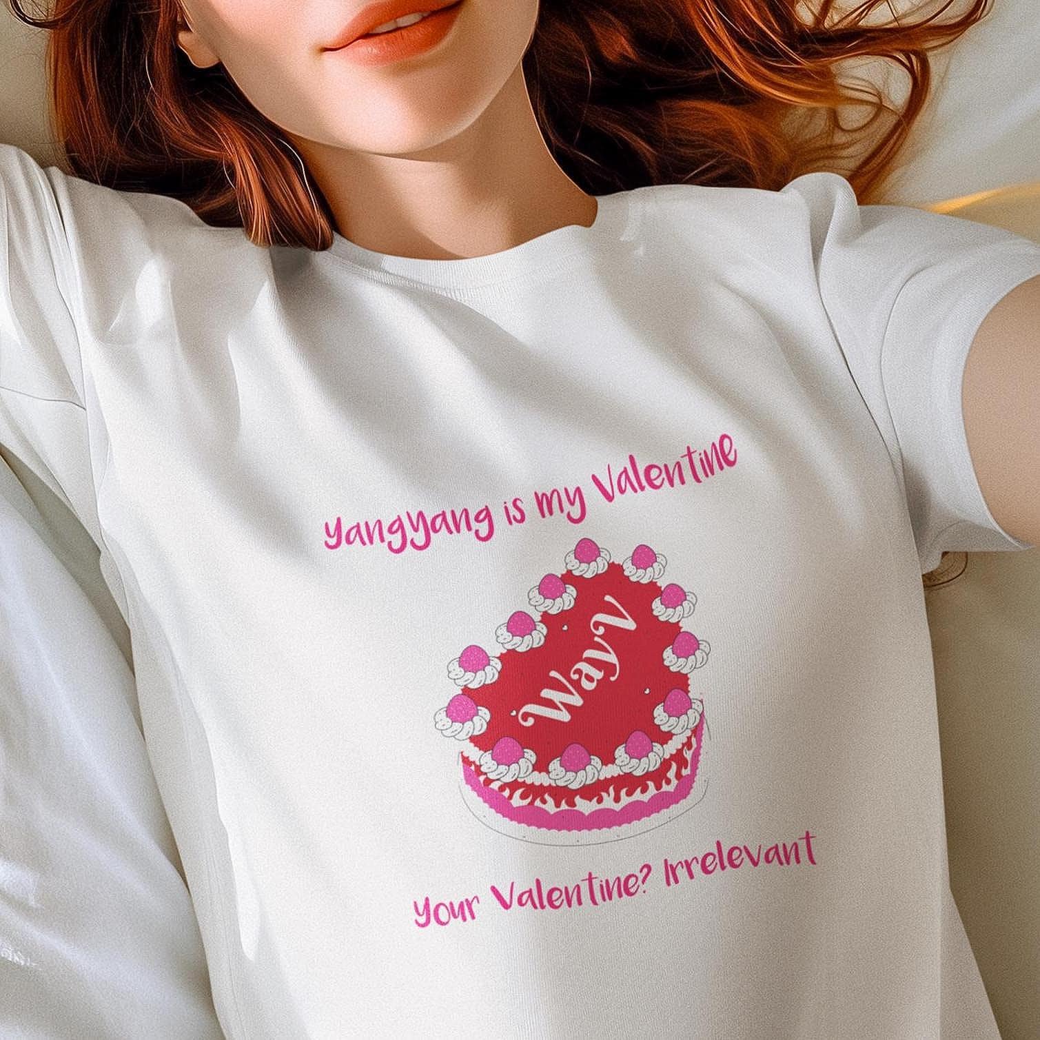 WayV Kpop Shirt, Yangyang Valentine Tee, Fan Merch, Concert Outfit, Unisex Cotton T-Shirt