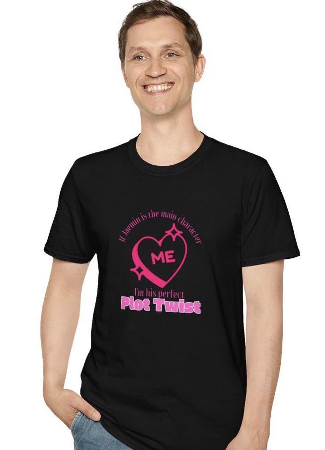 NCT Dream Kpop Shirt, Jaemin Plot Twist Tee, Aesthetic Outfit, Fan Merch, Unisex Cotton T-Shirt