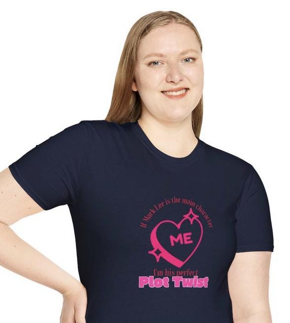 NCT Dream Kpop Shirt, Mark Plot Twist Tee, Fan Merch, Concert Outfit, Unisex Cotton T-Shirt