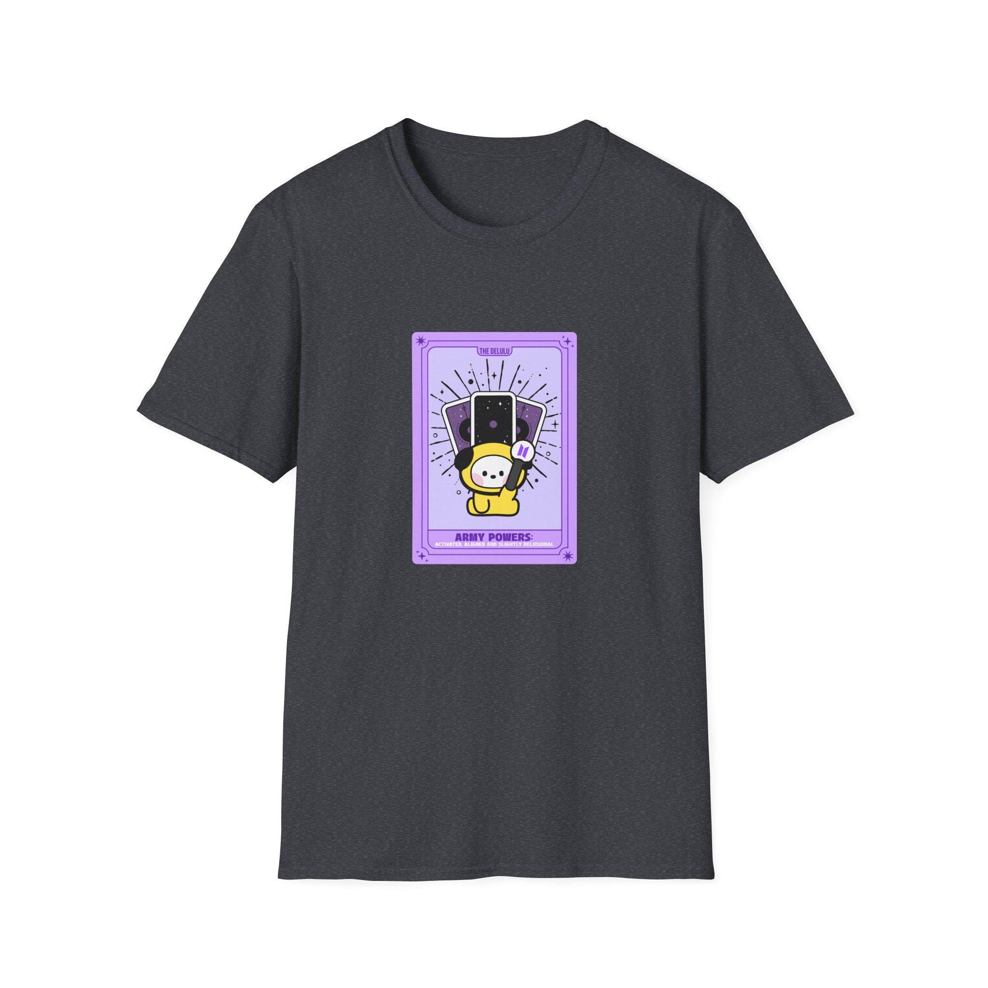 BTS Kpop Shirt, BT21 Chimmy Tarot Tee, Fan Merch, Concert Outfit, Unisex Cotton Shirt