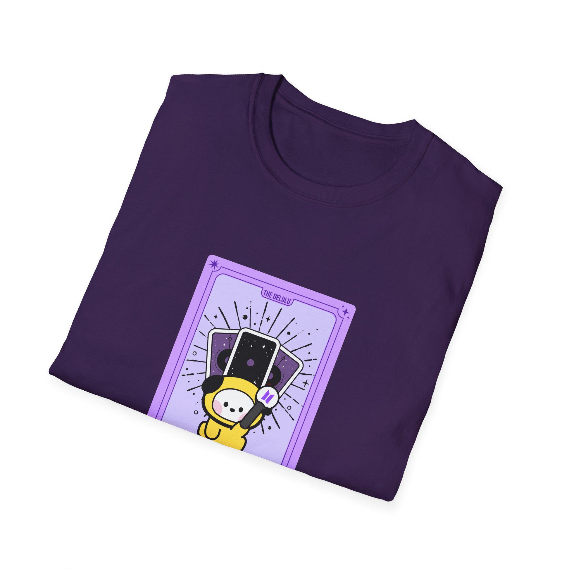 BTS Kpop Shirt, BT21 Chimmy Tarot Tee, Fan Merch, Concert Outfit, Unisex Cotton Shirt