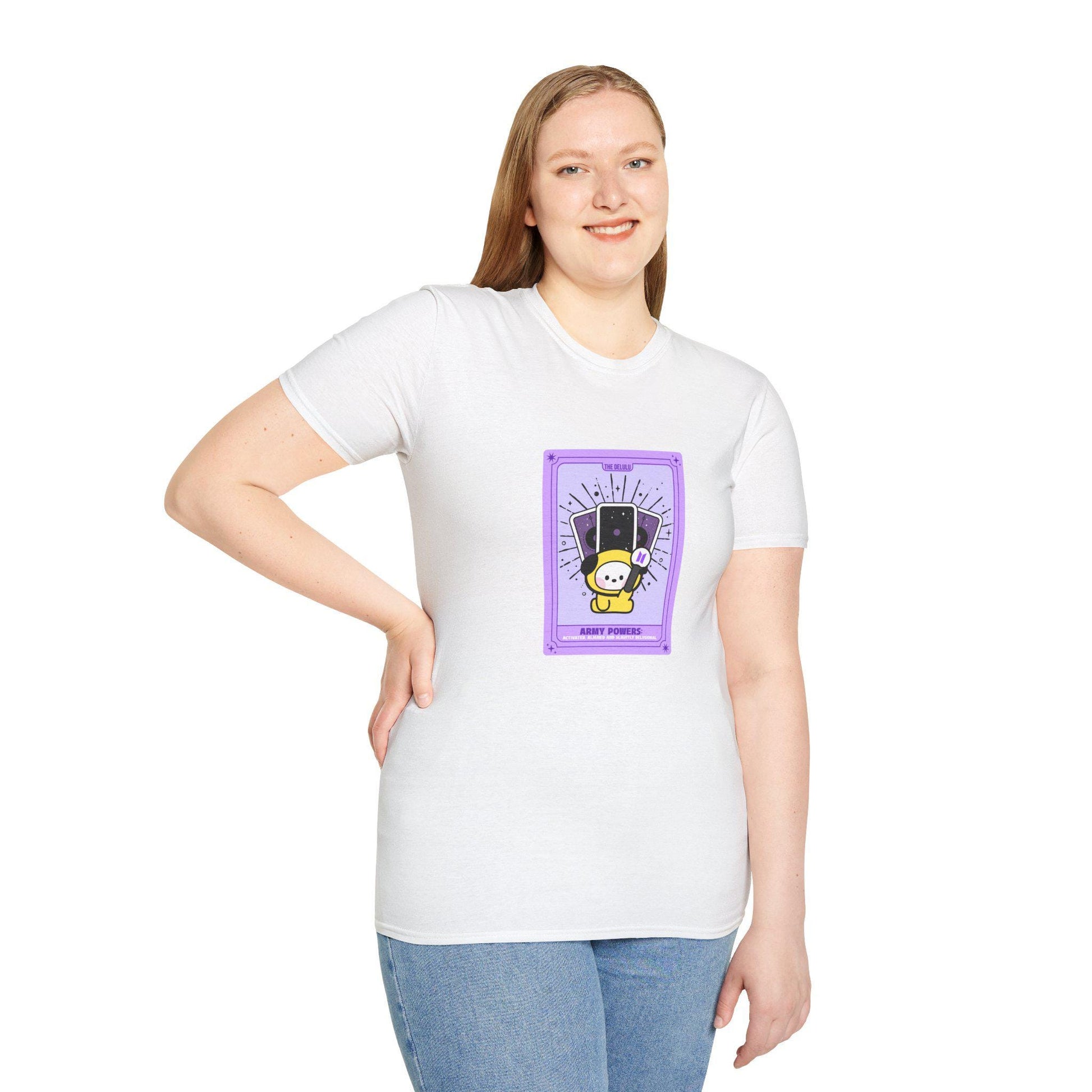 BTS Kpop Shirt, BT21 Chimmy Tarot Tee, Fan Merch, Concert Outfit, Unisex Cotton Shirt
