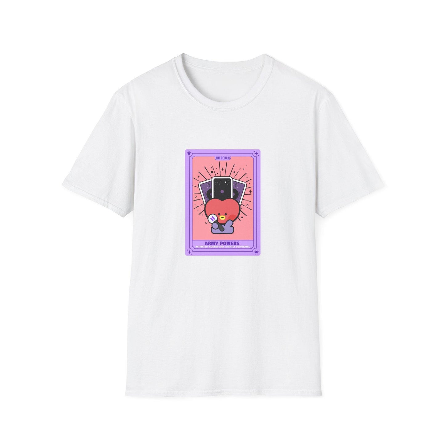 BTS Kpop Shirt, BT21 Tata Tarot Design, Fan Gift, Concert Outfit Tee, Unisex Cotton Top
