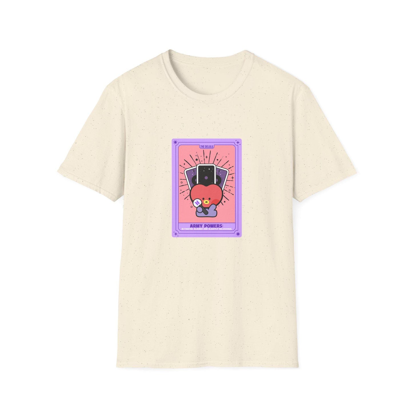 BTS Kpop Shirt, BT21 Tata Tarot Design, Fan Gift, Concert Outfit Tee, Unisex Cotton Top