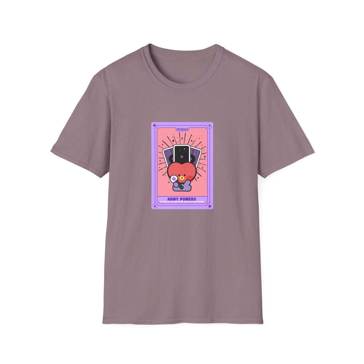 BTS Kpop Shirt, BT21 Tata Tarot Design, Fan Gift, Concert Outfit Tee, Unisex Cotton Top