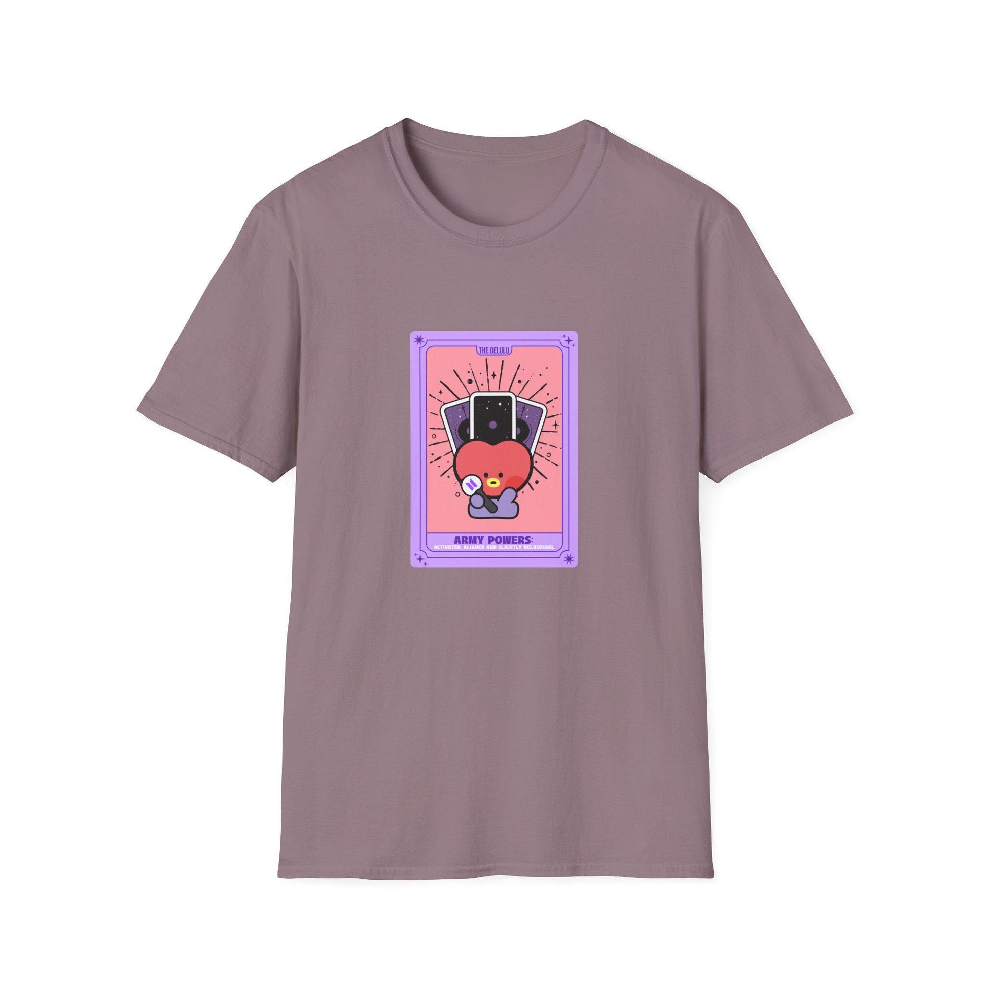 BTS Kpop Shirt, BT21 Tata Tarot Design, Fan Gift, Concert Outfit Tee, Unisex Cotton Top