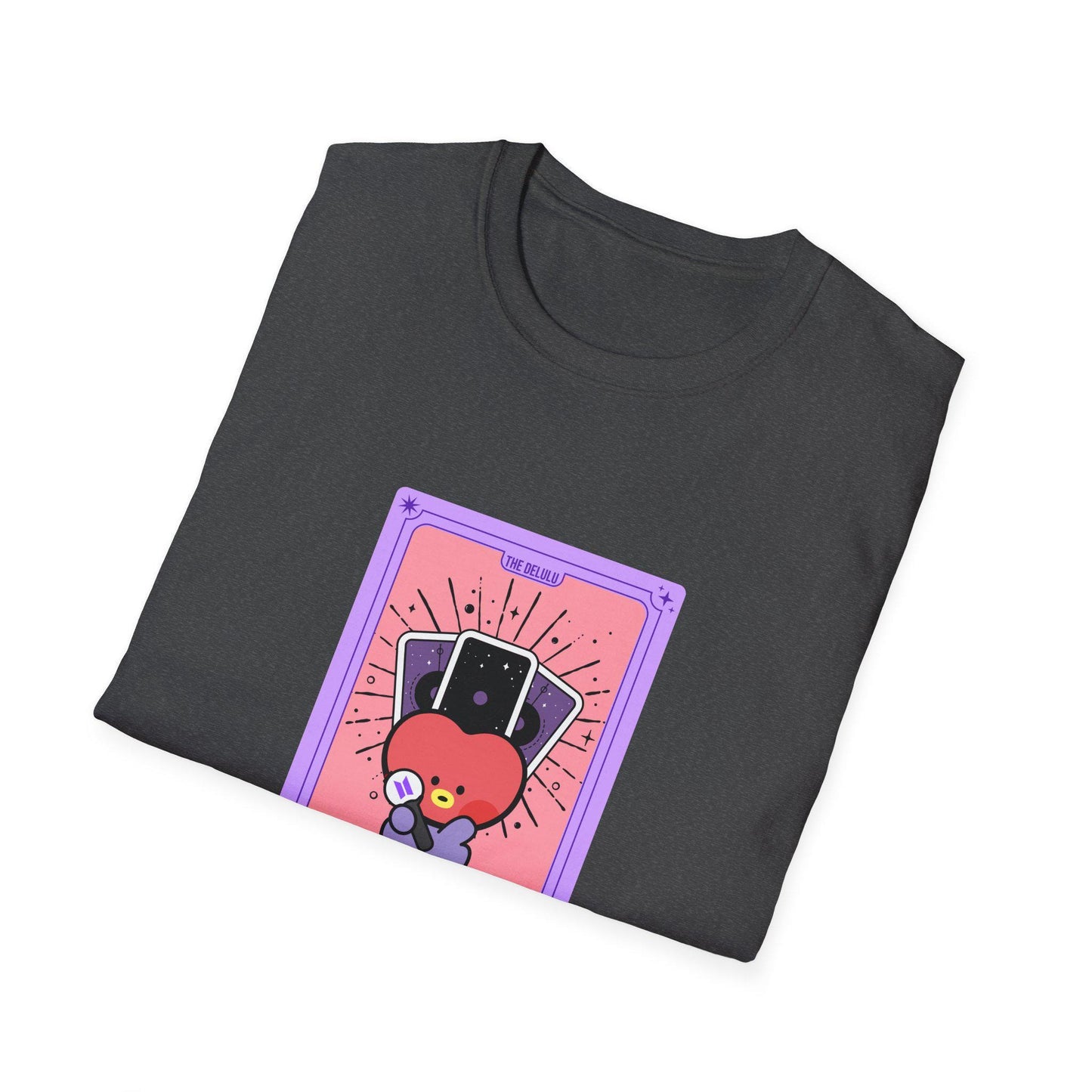BTS Kpop Shirt, BT21 Tata Tarot Design, Fan Gift, Concert Outfit Tee, Unisex Cotton Top
