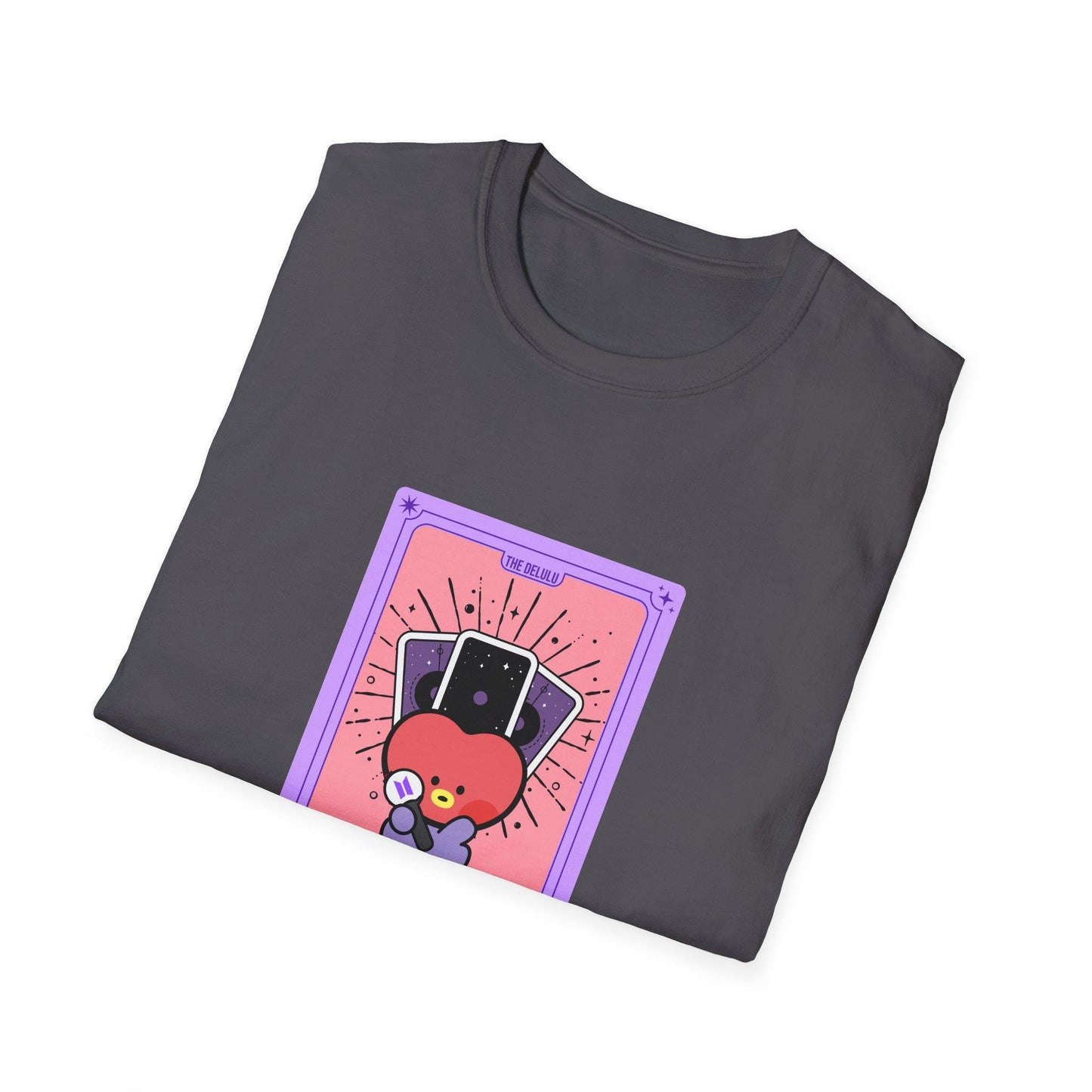 BTS Kpop Shirt, BT21 Tata Tarot Design, Fan Gift, Concert Outfit Tee, Unisex Cotton Top