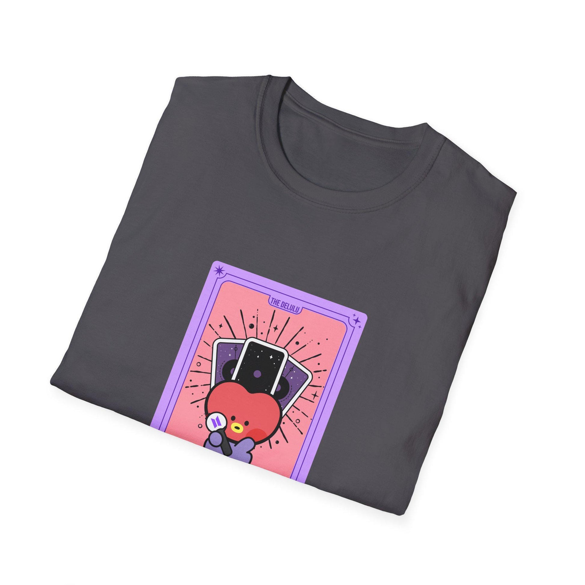 BTS Kpop Shirt, BT21 Tata Tarot Design, Fan Gift, Concert Outfit Tee, Unisex Cotton Top