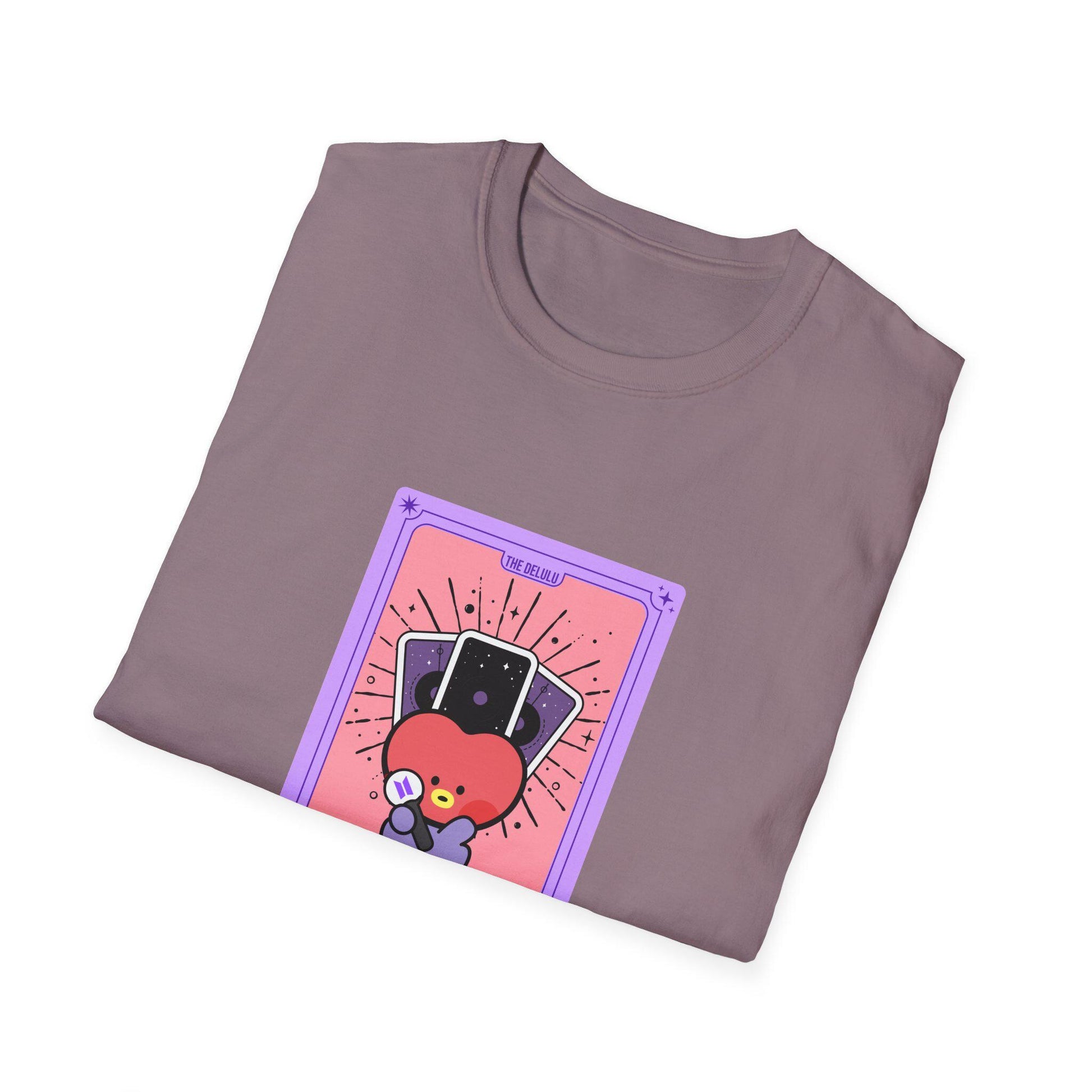 BTS Kpop Shirt, BT21 Tata Tarot Design, Fan Gift, Concert Outfit Tee, Unisex Cotton Top