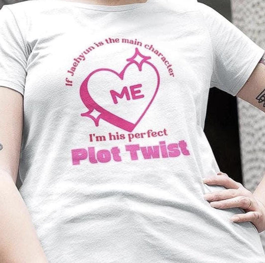 Kpop Shirt, Jaehyun Plot Twist Tee, NCT127 Fan Merch, Concert Outfit, Unisex Cotton T-Shirt