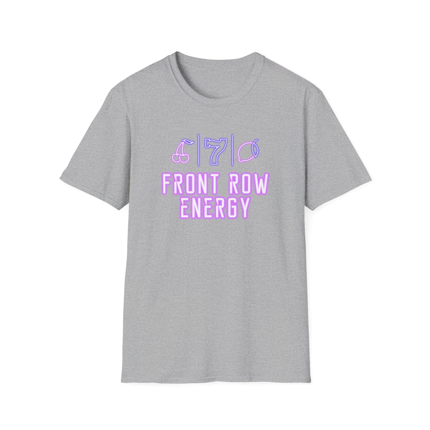 KPop Concert Shirt, Front Row Energy Tee, Cherry Lightstick Fan Shirt, Kpop Fan Merch, Unisex Cotton T-Shirt