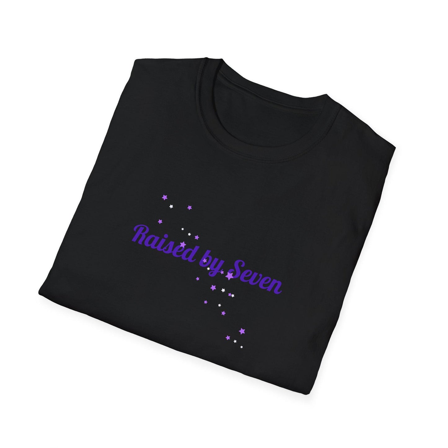 BTS Raised by Seven Shirt, ARMY Fan Tee, Bangtan Inspired Kpop Shirt, BTS Fan Merch, Unisex Cotton T-Shirt