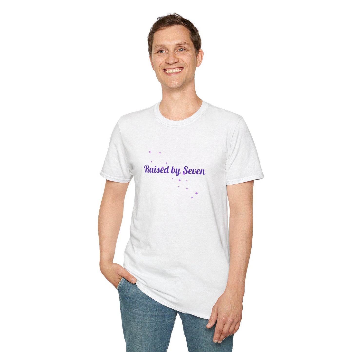 BTS Raised by Seven Shirt, ARMY Fan Tee, Bangtan Inspired Kpop Shirt, BTS Fan Merch, Unisex Cotton T-Shirt