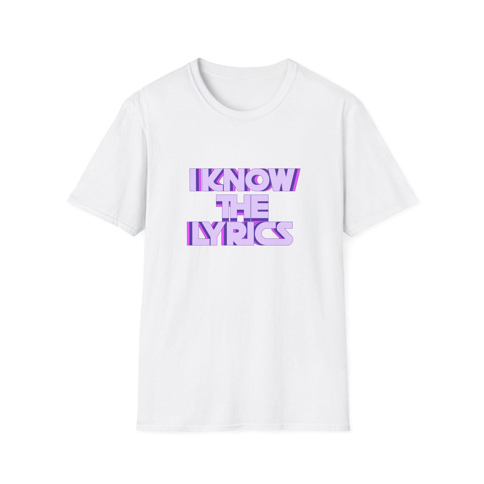 KPop Fan Shirt, I Know the Lyrics Tee, Kpop Concert Shirt, Kpop Stan Merch, Unisex Cotton T-Shirt