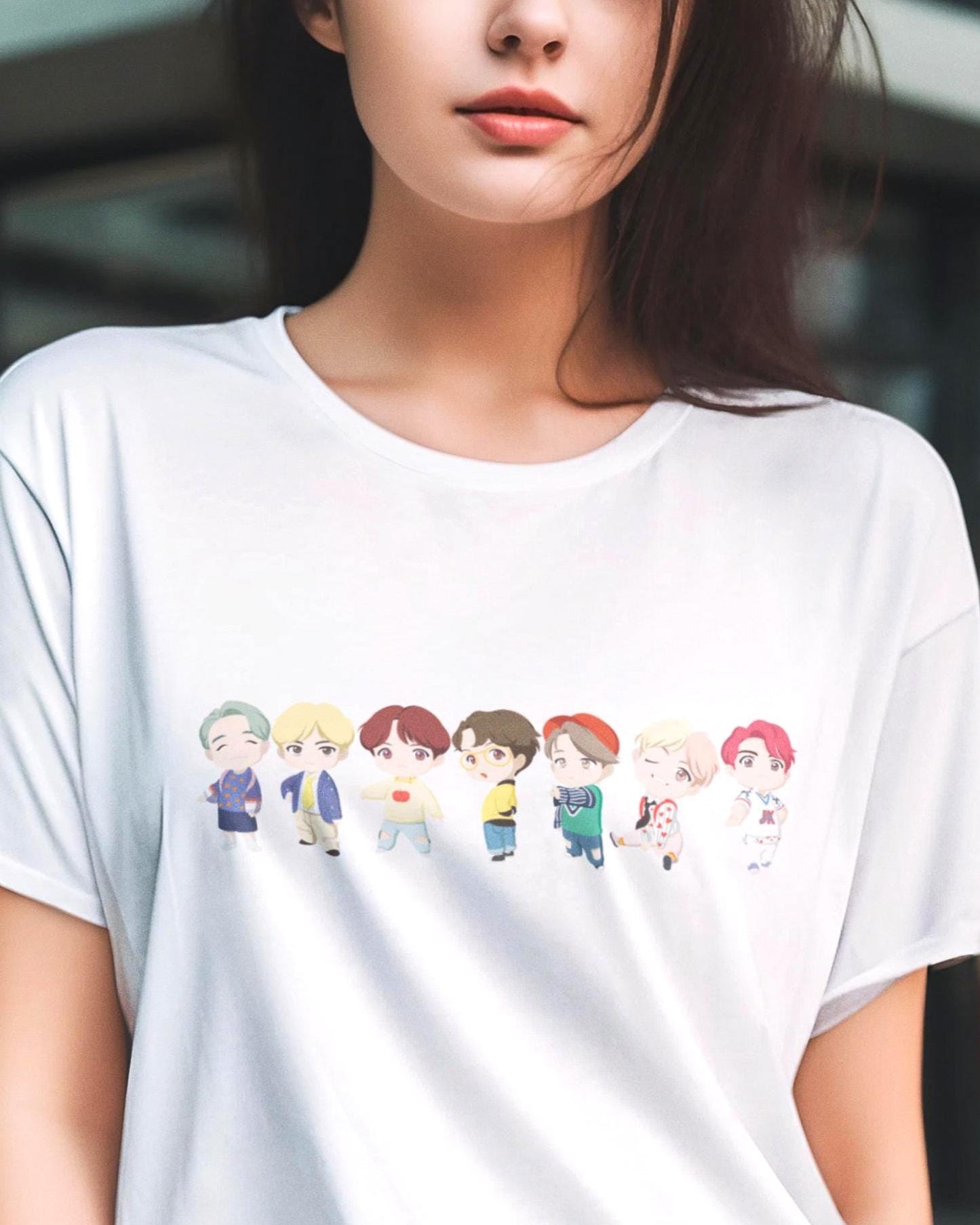BTS Kpop Shirt, TinyTAN Idol Tee, Army Fan Merch, Concert Outfit, Unisex Cotton T-Shirt