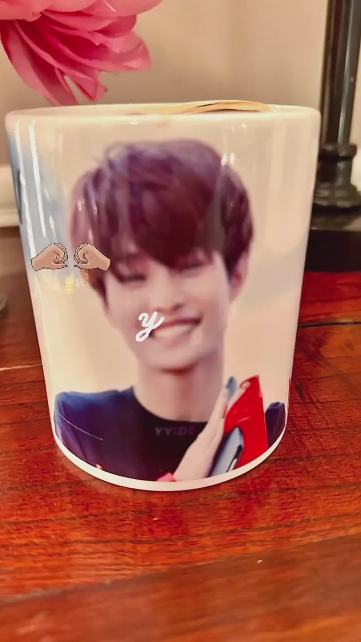 Kpop NCT Lover's Dream: Edible WayV Cupcake & Drink Decorations Valentines Day