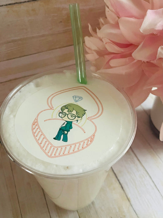 BTS Tiny Tan Ringbox - Custom Edible Drink Toppers Confetti for drinks/bakedgoods/marshmallows