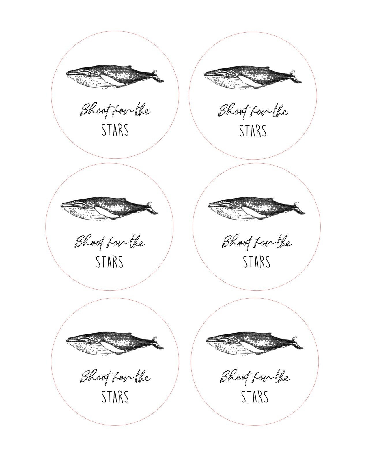 Shoot for the Stars Whimsical Custom Edible Bar Cocktail Drink Toppers, 2 sizes