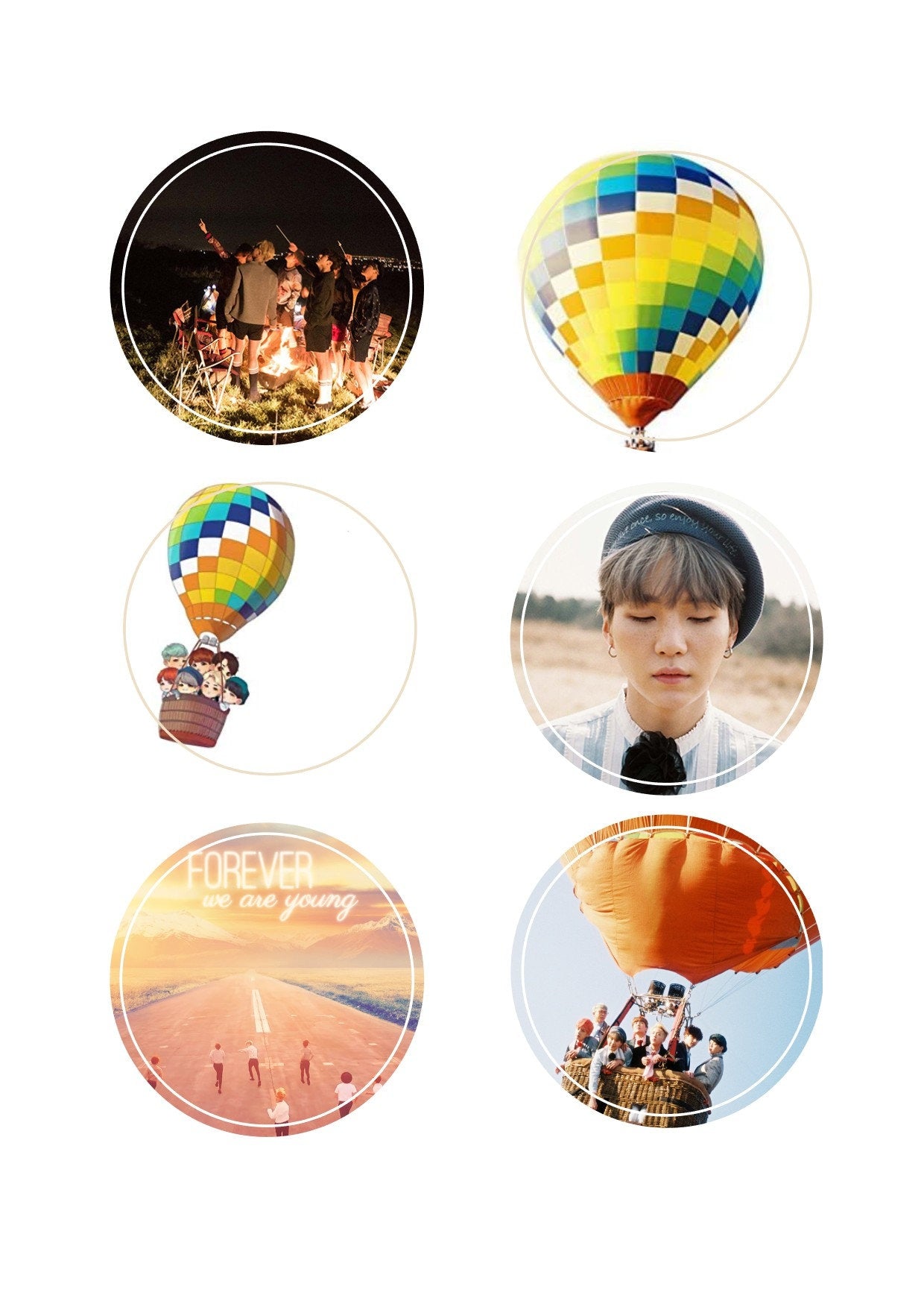 BTS Coffee BTS Young Forever Custom Edible Drink Toppers Confetti for drinks/bakedgoods/marshmallows