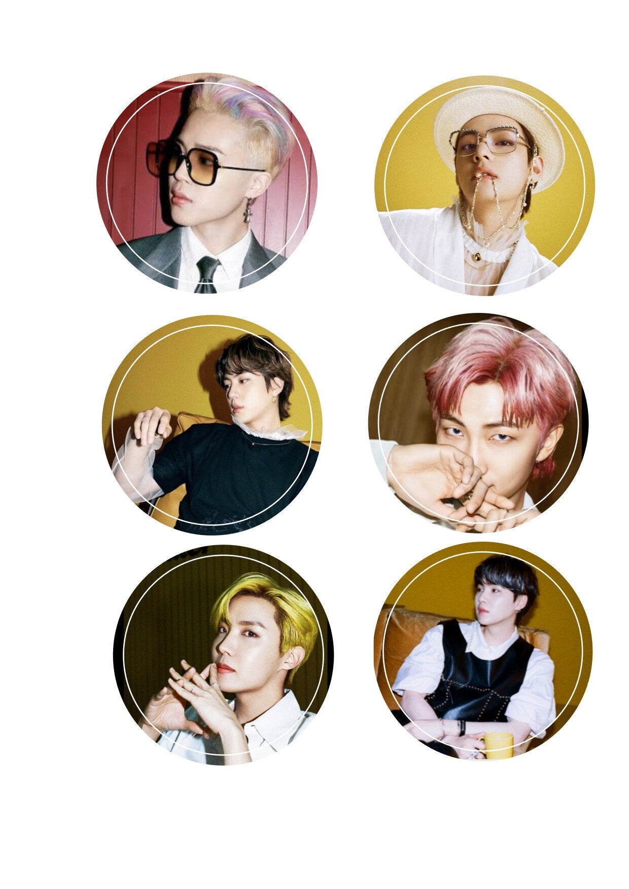 BTS Coffee -BTS BUTTER Hotter- Custom Edible Drink Toppers Confetti for drinks/bakedgoods/marshmallows