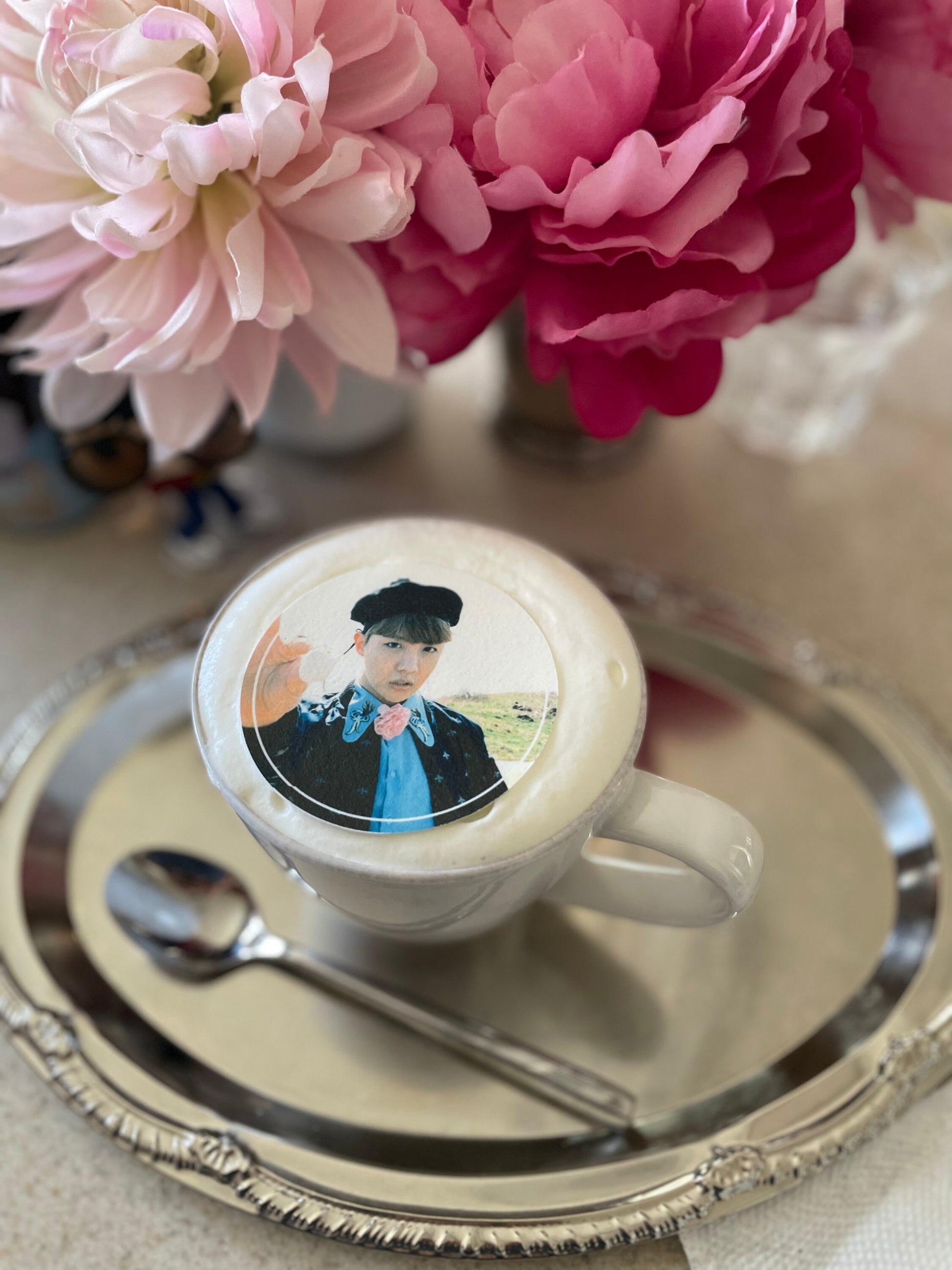 BTS Coffee BTS Young Forever Custom Edible Drink Toppers Confetti for drinks/bakedgoods/marshmallows