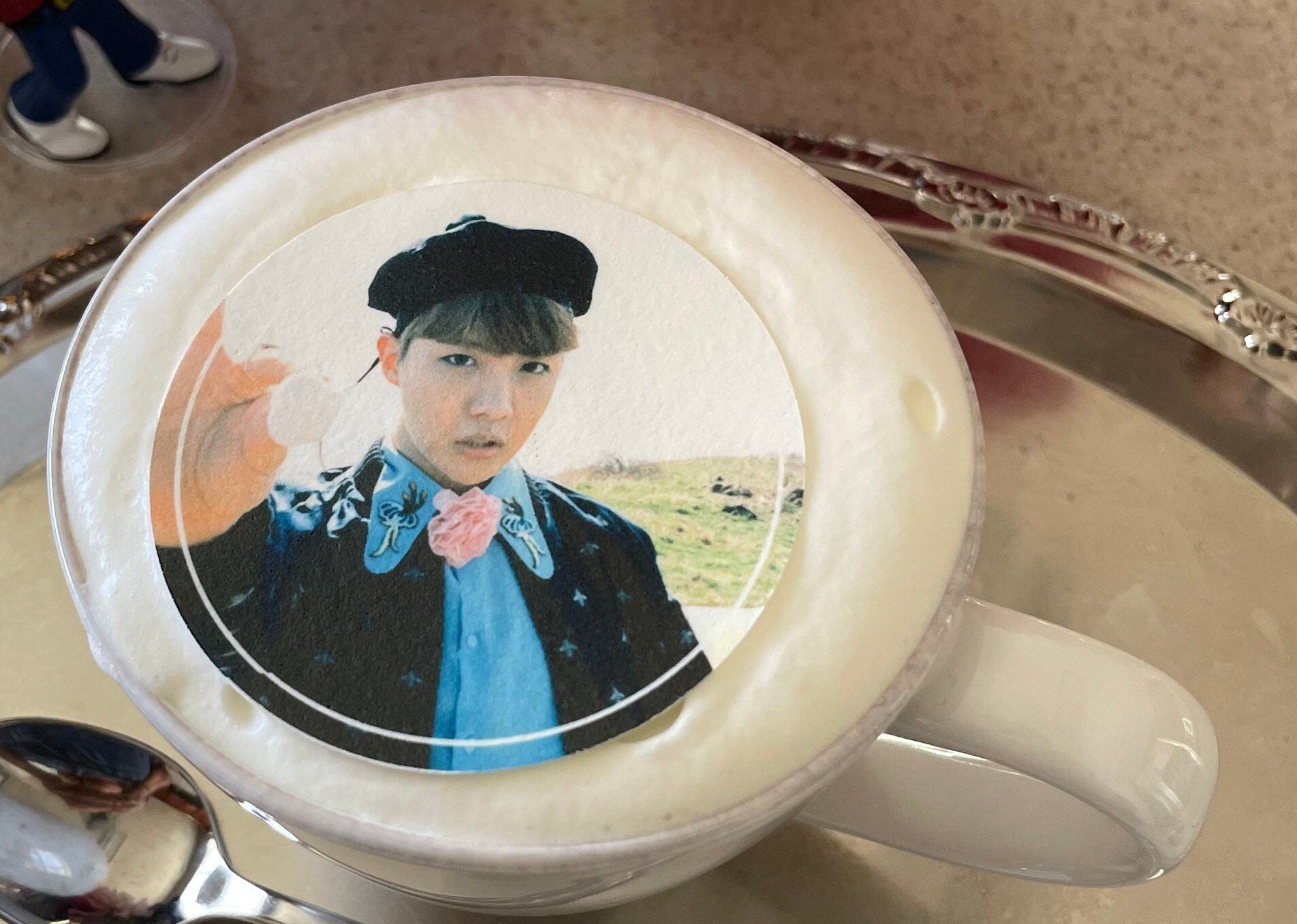 BTS Coffee BTS Young Forever Custom Edible Drink Toppers Confetti for drinks/bakedgoods/marshmallows