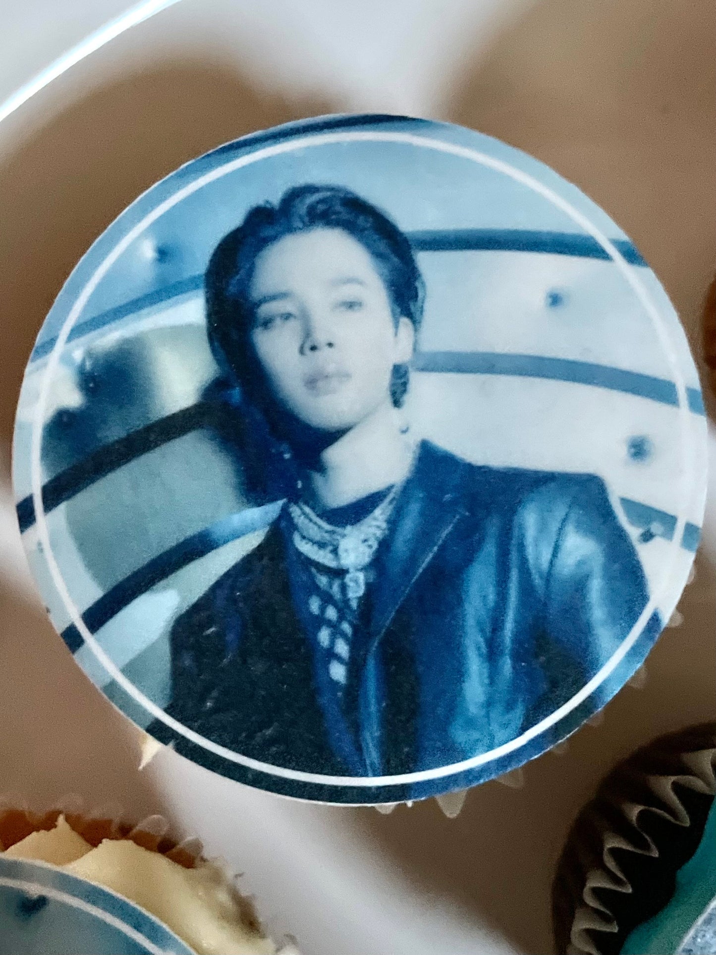 BTS Proof Cupcake Toppers - Custom Edible Drink Toppers for drinks/bakedgoods/marshmallows